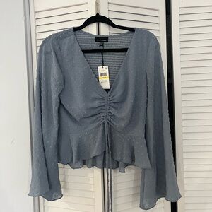 NWT Lucy Paris Blue Top size M